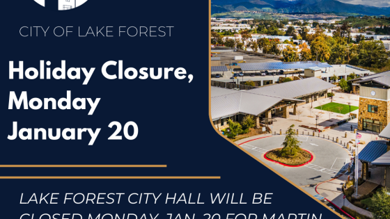 City Hall closed January 20; Council meeting moved to January 28